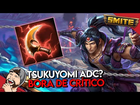 ELE FUNCIONA ADC? BORA DE CRÍTICO! TSUKUYOMI ADC - Conquista - ⚡ Smite BR