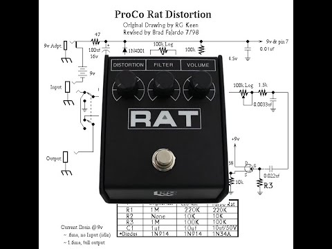 Rat Distortion Schematic Analysis