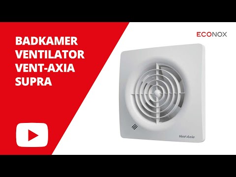 S&P Silent badkamerventilator 100 mm | Timer & vochtsensor