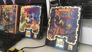Amiga 4000 TX Monkey Island 2 Music clip and Box art