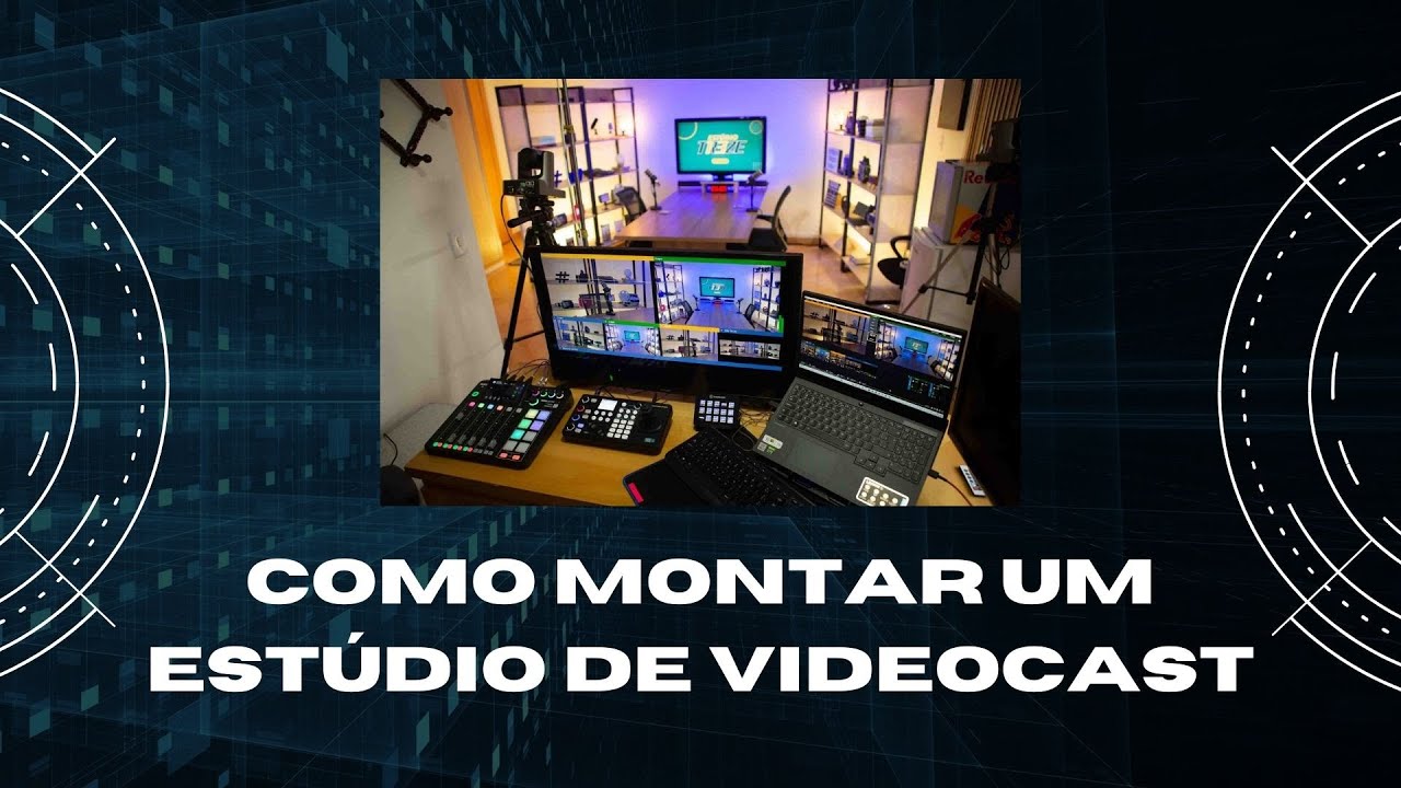 COMO MONTAR UM ESTÚDIO DE VIDEOCAST. #podcast #videcast
