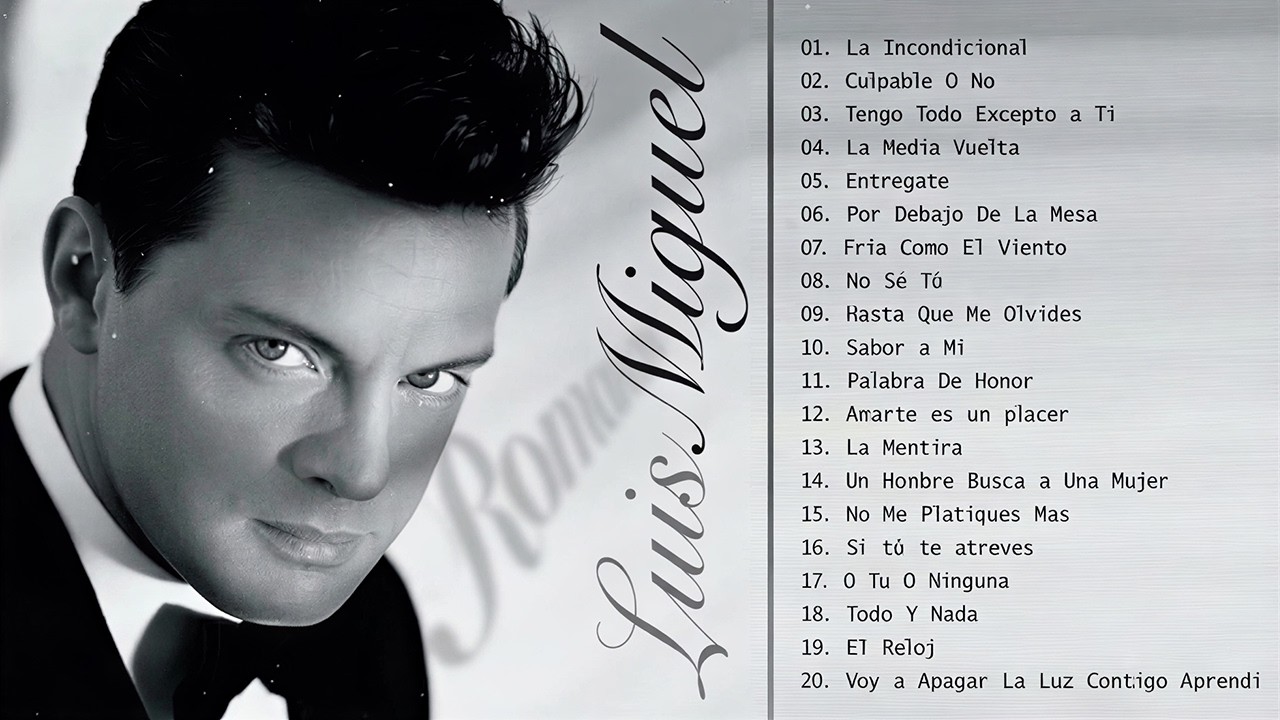 💥 Luis Miguel Baladas Románticas Mix 1 Hora 🎸 Clásicos Para Escuchar de Noche