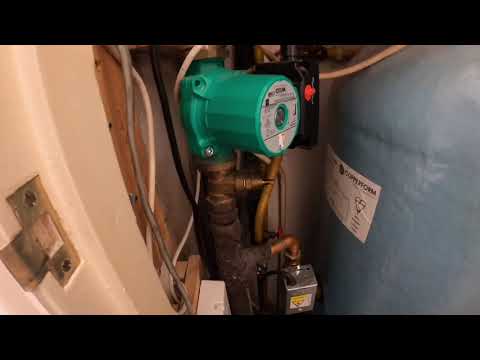 Central heating pump replacement, plumbers life
