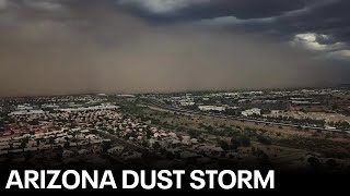 Massive Arizona dust storm captured by a drone
