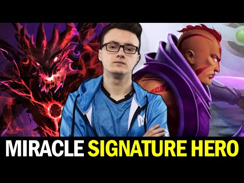 when you let MIRACLE pick his Signature Hero — SHADOW FIEND & ANTIMAGE