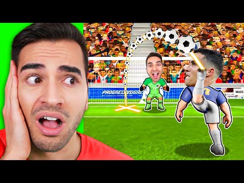 GIOCO CONTRO I GIOCATORI PIÙ FORTI DEL MONDO - MINI FOOTBALL