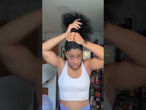 Como prender o cabelo cacheado simples #beatrizmaria