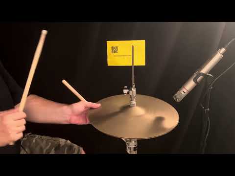 14" ZILDJIAN QUICK BEAT HI HAT CYMBALS, VINTAGE late 1970s HOLLOW LOGO, 1128 & 1202 grams image 14