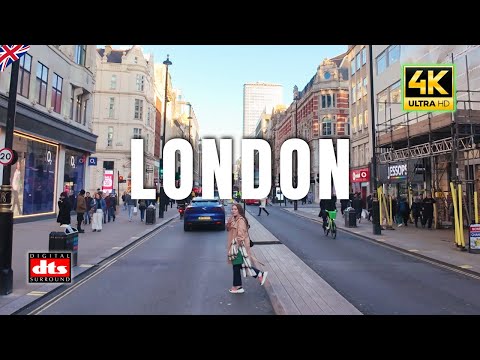 Heathrow Airport to Central London | 4K Drive | Oxford Street | Marylebone | Chiswick | Hammersmith