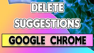 How to DELETE/REMOVE AUTO SUGGEST URLs in GOOGLE CHROME. Delete URL Auto-Fills in Google Chrome!
