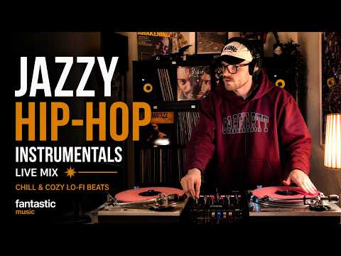 Video Thumbnail: Jazzy Hip-Hop Instrumentals Live Mix — Chill & Cozy Lo-fi Beats