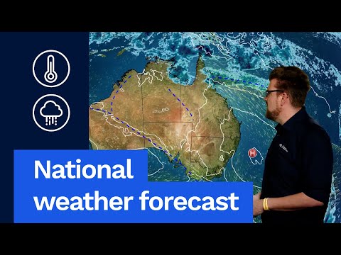 National Weather Forecast: Storms across the far north, hot, dry and sunny elsewhere