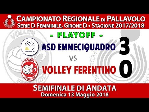 Playoff Gara 1: Emmeciquadro - Volley Ferentino 3-0