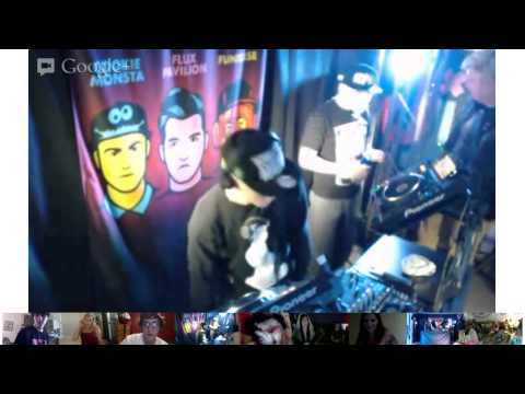 DJZ LIVE: Hangout with Flux Pavilion // Funtcase // Cookie Monsta