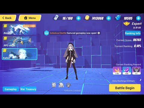 Memorial Arena BENARES, RPC, Kallen 96703 week 33 Honkai Impact 3 (SEA)