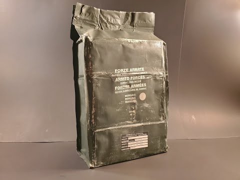 2023 Italian 24 Hour Combat Food Ration Module C Review & Freeze Dried Commando MRE Taste Testing