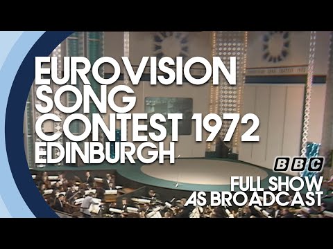 EUROVISION SONG CONTEST 1972 FULL SHOW (AS BROADCAST) EDINBURGH, UNITED KINGDOM (BBC)
