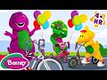 A Big Parade Of Bikes Fun Activities For Kids Barney The Dinosaur