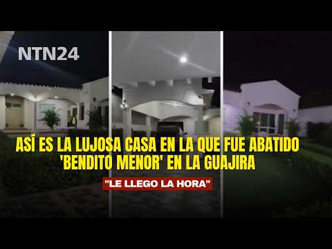 Así es la lujosa casa en la que fue abatido 'Bendito Menor' en La Guajira: 