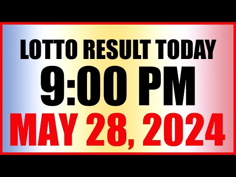 Lotto Result Today 9pm Draw May 28, 2024 Swertres Ez2 Pcso