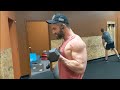 Arm workout gains - triple set biceps and triceps