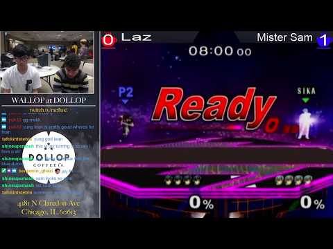 DeSmash Smashfest #56 Top 8 Losers - Laz (Neutral Marth) vs Mister Sam (White Marth)