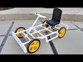 How To Make A Go Kart Electric Car Using PVC Pipe At Home