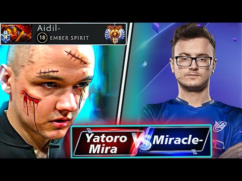 Miracle Ember Spirit is BACK against Yatoro & Mira | Epic Battle |