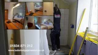 preview picture of video 'our rooms being built at tudor lodge'