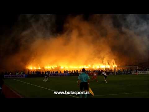150. večiti derbi: Bakljade Grobara (Partizan - Crvena zvezda 1:2)