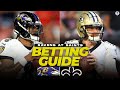 Ravens at Saints Betting Preview: FREE expert picks, props [NFL Week 9] | CBS Sports HQ