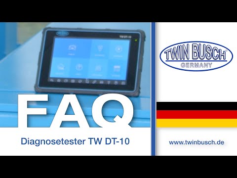 FAQ Diagnosetester TW DT-10 von TWIN BUSCH®