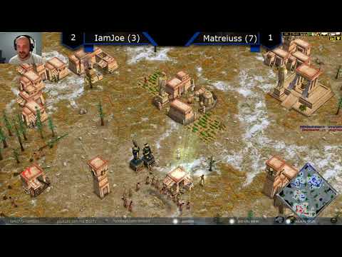 Joe (3) vs Matreiuss (7) - Age of Mythology: The Titans (Game 4)