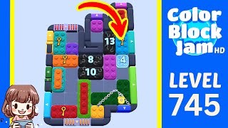Soluzione del Livello 745 di Color Block Jam
