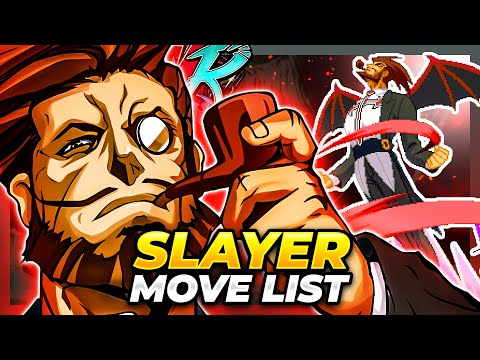 SLAYER MOVE LIST - Guilty Gear XX Accent Core Plus R (GGXXACPR)