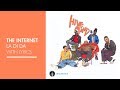 The Internet - La Di Da (Lyrics on Screen)| j9illustrator