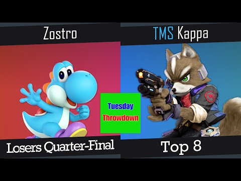 Tuesday Throwdown #5 Top 8 Losers Quarters- Zostro vs TmS | Kappa