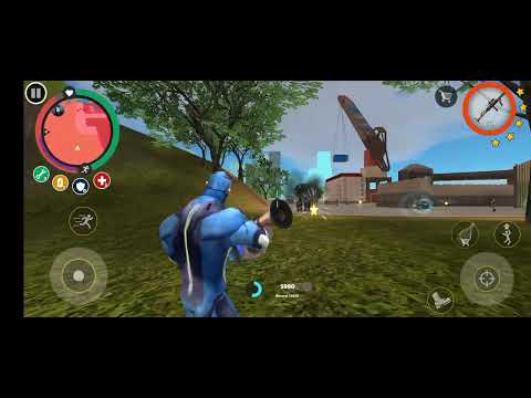 Attacks on Military Base with Machine Guns and Rockets in Rope Hero Vice Town