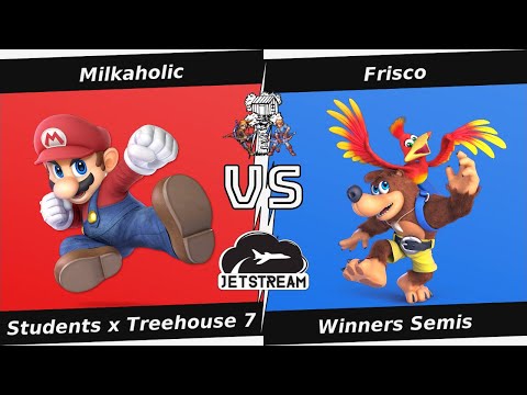 Students x Treehouse 7 Winners Semis - Milkaholic (Mario) Vs. Frisco (Banjo) Smash Ultimate - SSBU