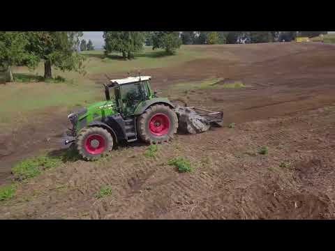 Fendt 828 Vario Tractor FAE SFM250 Mulcher