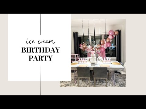 How To Throw an Ice Cream Themed Birthday Party