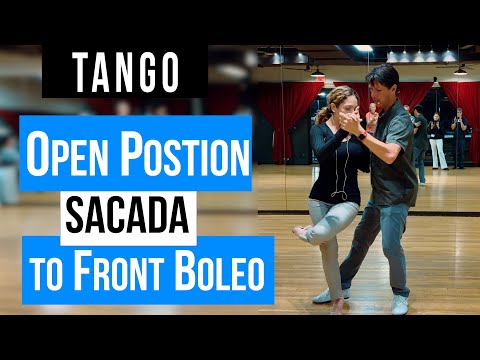 TANGO: Open Position Sacada to Front Boleo..(7-09-2024)