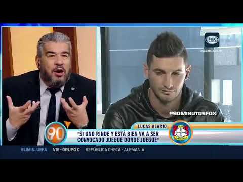 ¿Cuál fue el partido que más marcó a Alario en River?