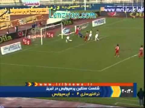 Persepolis defeated heavily 4- 1 by Tractor Sazi in Tabriz