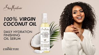 Shea Moisture 100% Virgin Coconut Oil Daily Hydration Finishing Oil Serum - 4oz