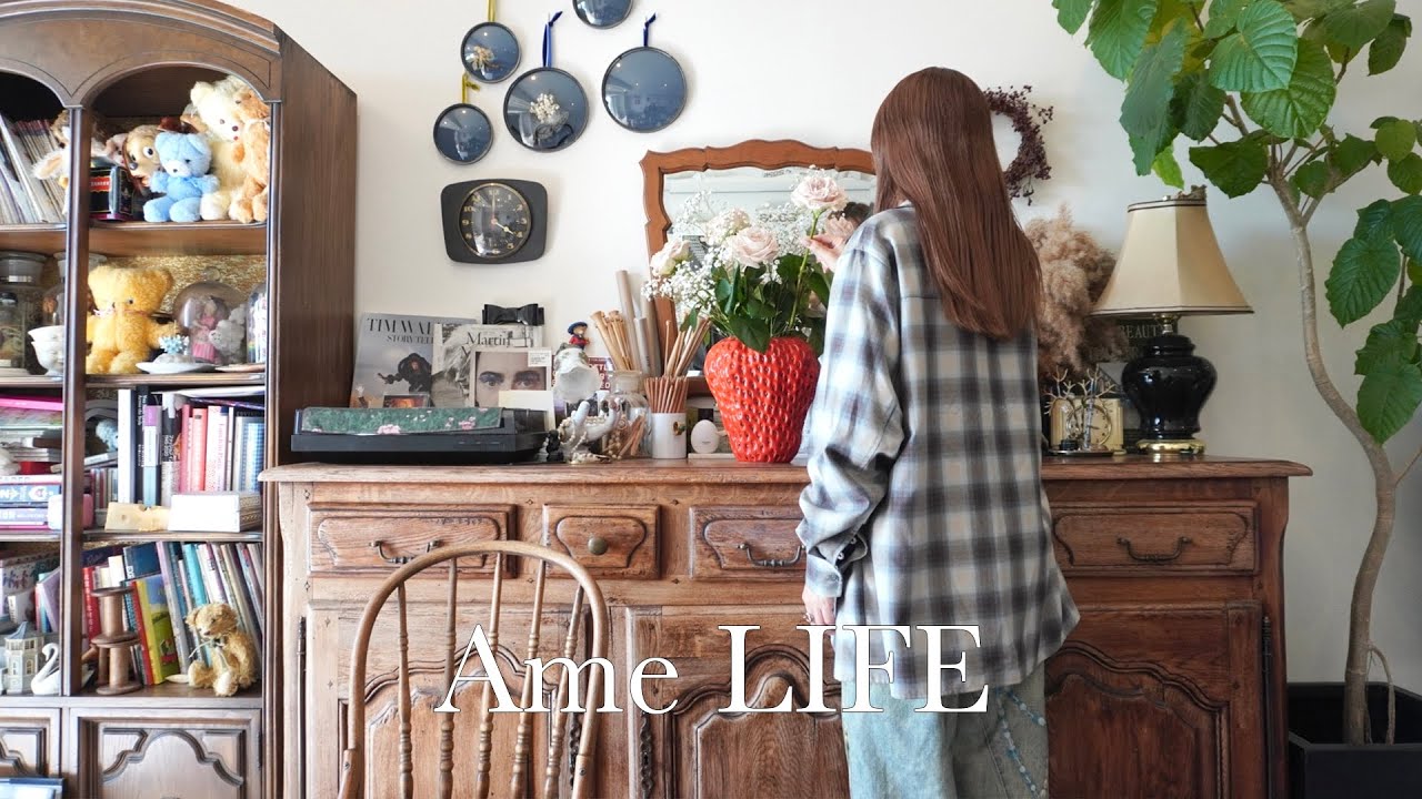 vlog｜朝5時に早起きして金沢日帰りひとり旅🪿🍎｜購入品紹介｜バッグの中身｜日常の編み物