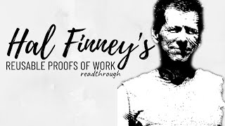 Hal Finney's Reusable Proofs of Work Readthrough