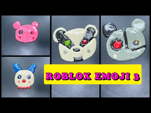 ROBLOX PIGGY JUMPSCARES EMOJI Logo PANCAKE ART 3 - PIGGY, CLOWNY, DINOPIGGY, ROBBY