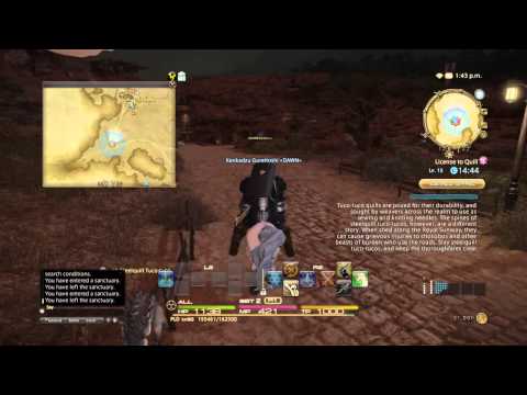 FINAL FANTASY XIV Travel from Ul'Dah to Gridania