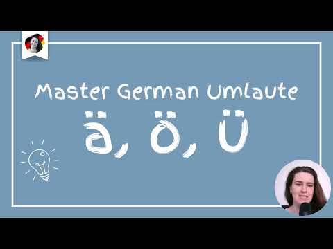 Master German Umlaute: ä, ö, ü -  Pronunciation Tips for Beginners! 🇩🇪